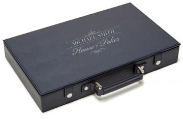 Custom Rone 200 Chip Poker Set - Navy